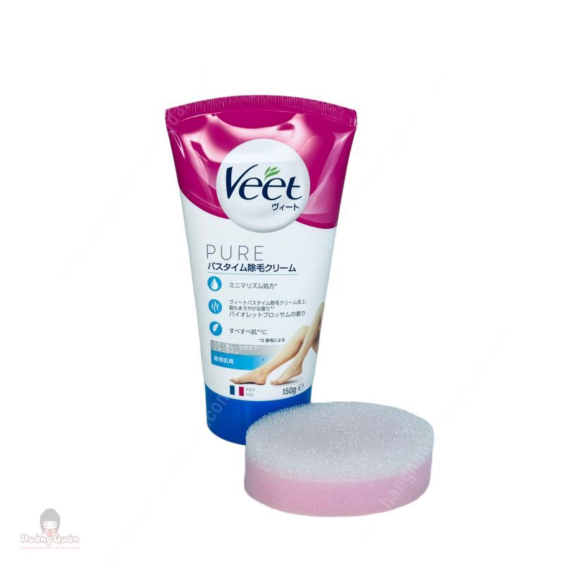 Kem Tẩy Lông Veet Cho Da Nhạy Cảm 150g (xanh dương)