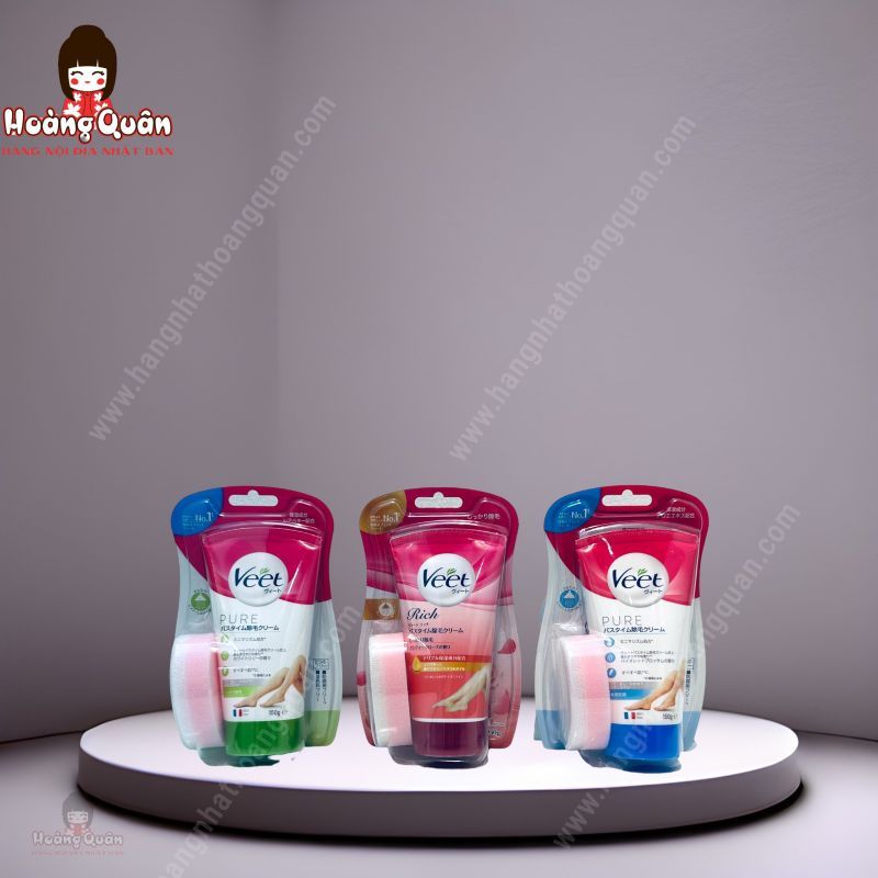 Kem Tẩy Lông Veet Pure 150g (Xanh Lá)