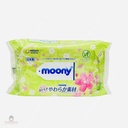 Khăn ướt Moony 80 tờ màu xanh