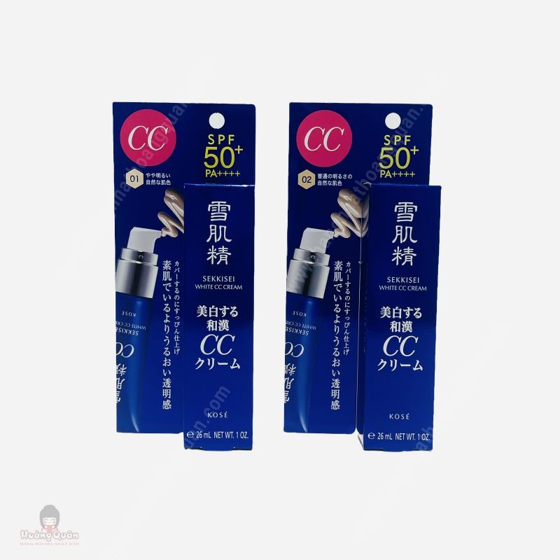 Kem CC Kose Sekkisei SPF 50 PA+++ 26ml Tone 01