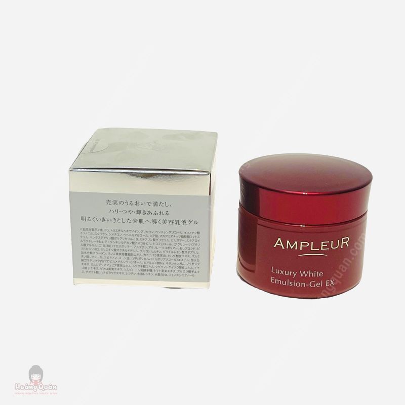 Gel Dưỡng Trắng Giữ Ẩm Ampleur Luxury White Emulsion-Gel EX 50g