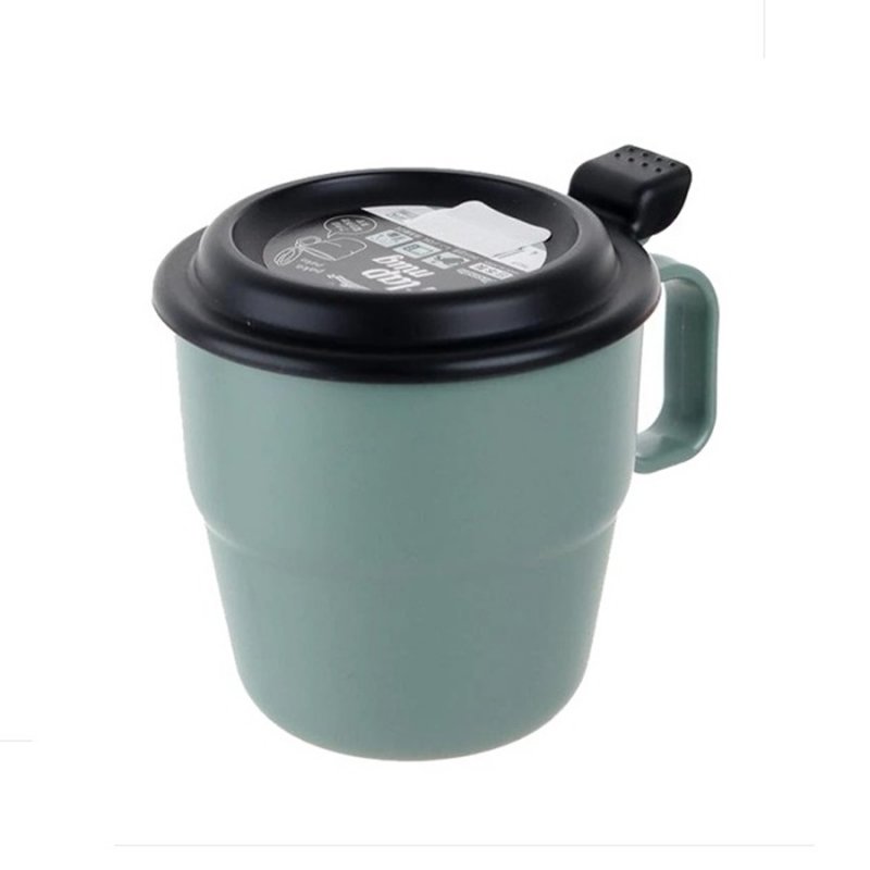 Cốc Uống Nước Có Nắp Inomata 360ml (Xanh)