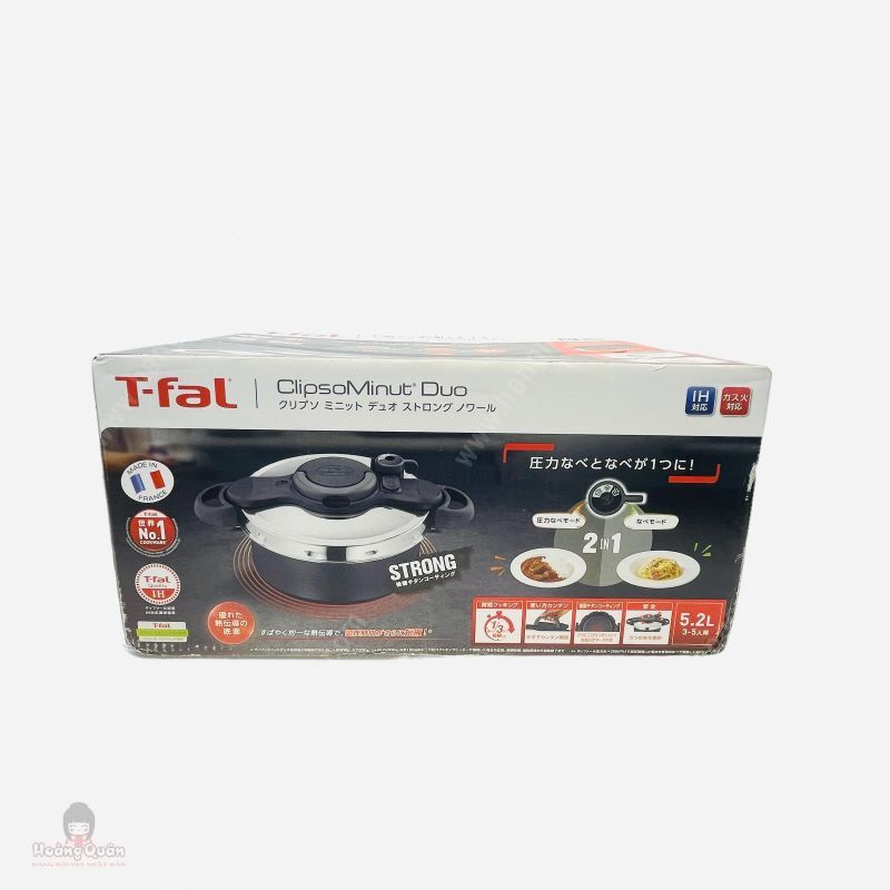 Nồi Áp Suất T-Fal ClipsoMinit Perfect IH 5.2L Đen