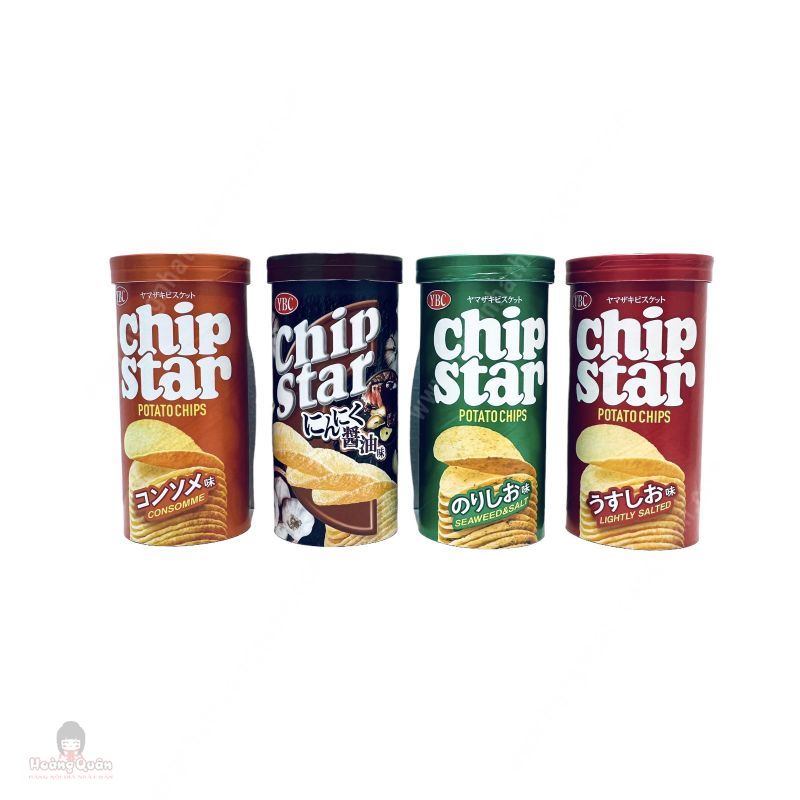 Snack Khoai Tây YBC Chip Star Vị Súp Consomme 45gr