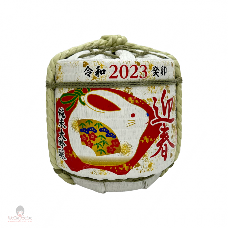 Rượu Sake Junmai Hũ Cối Nhãn Thỏ 1.8L