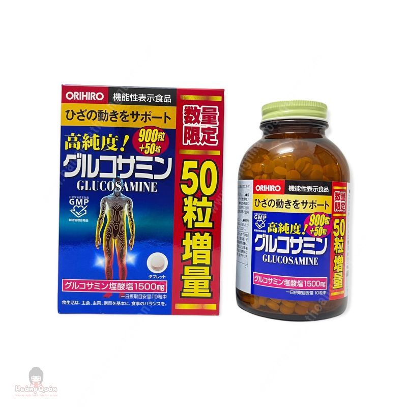 Viên Uống Bổ Xương Khớp Glucosamin Orihiro 950v