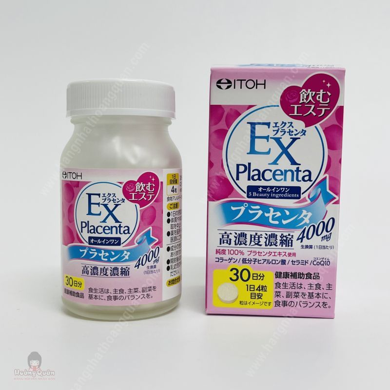 Viên Uống EX Placenta 4000mg ITOH 120v