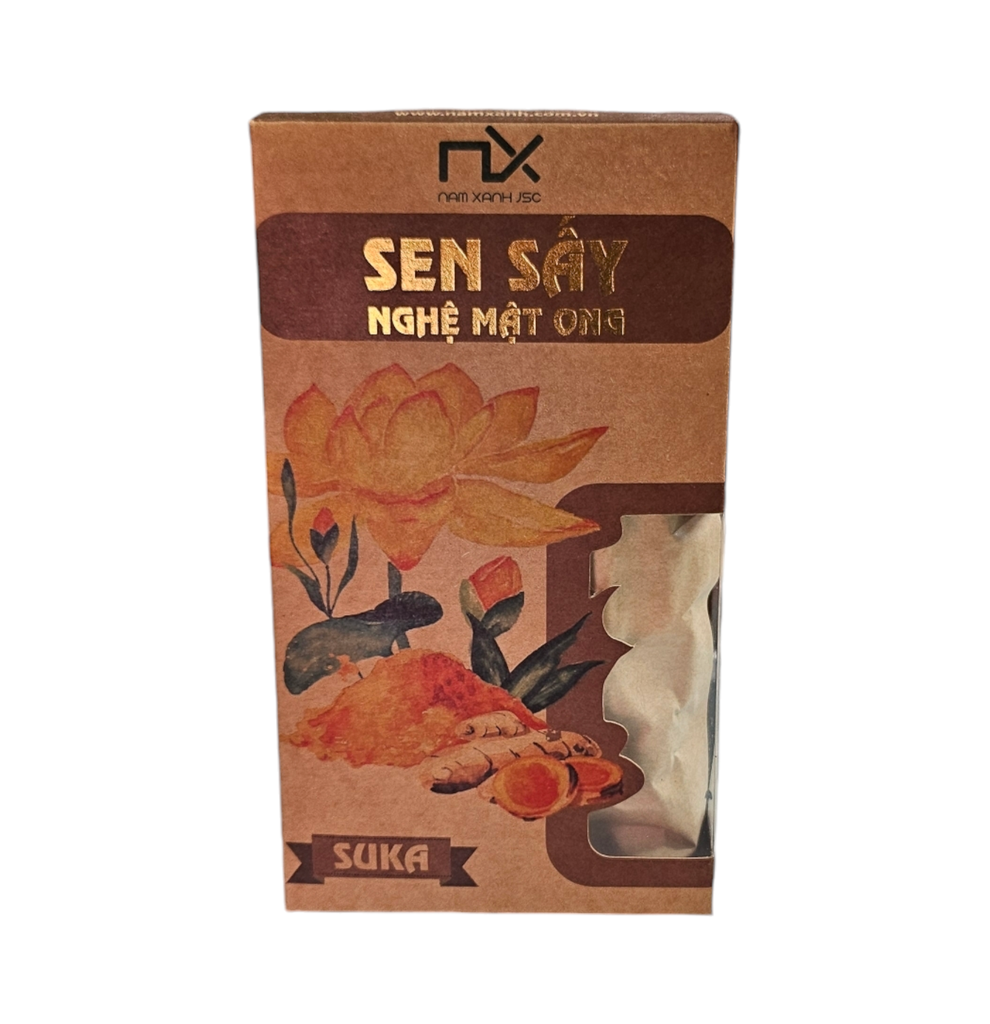 Hộp Hạt Sen Sấy Nghệ Mật Ong 100g