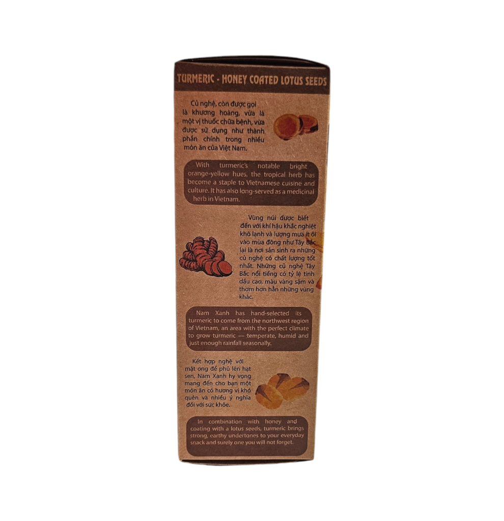 Hộp Hạt Sen Sấy Nghệ Mật Ong 100g