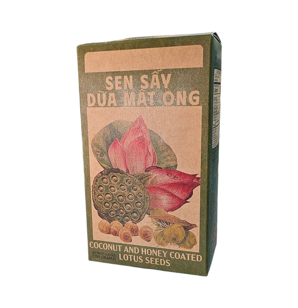 Hộp Hạt Sen Sấy Dừa Mật Ong 100g