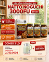 TPBVSK Hỗ Trợ Ngăn Ngừa Đột Quỵ Natto Kinase 3000FU Noguchi (Mua 3H Tặng Ấm Siêu Tốc Kaiyo + Voucher 300k)