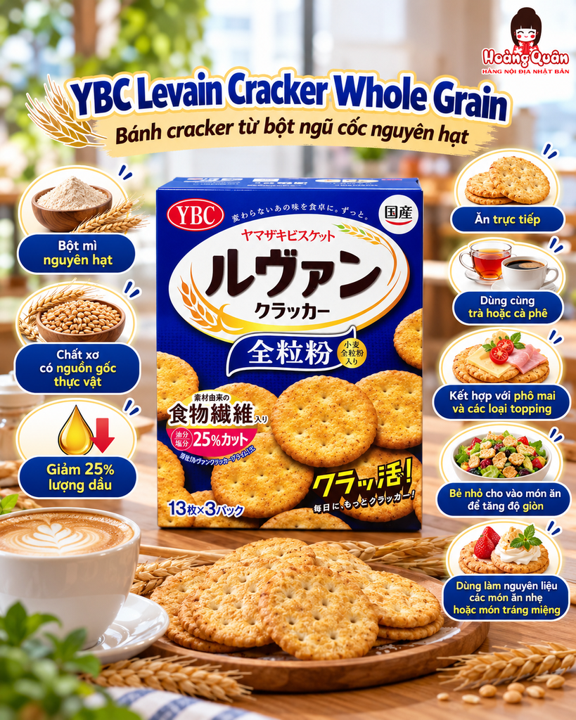 Bánh Quy Giòn YBC Levain 39P