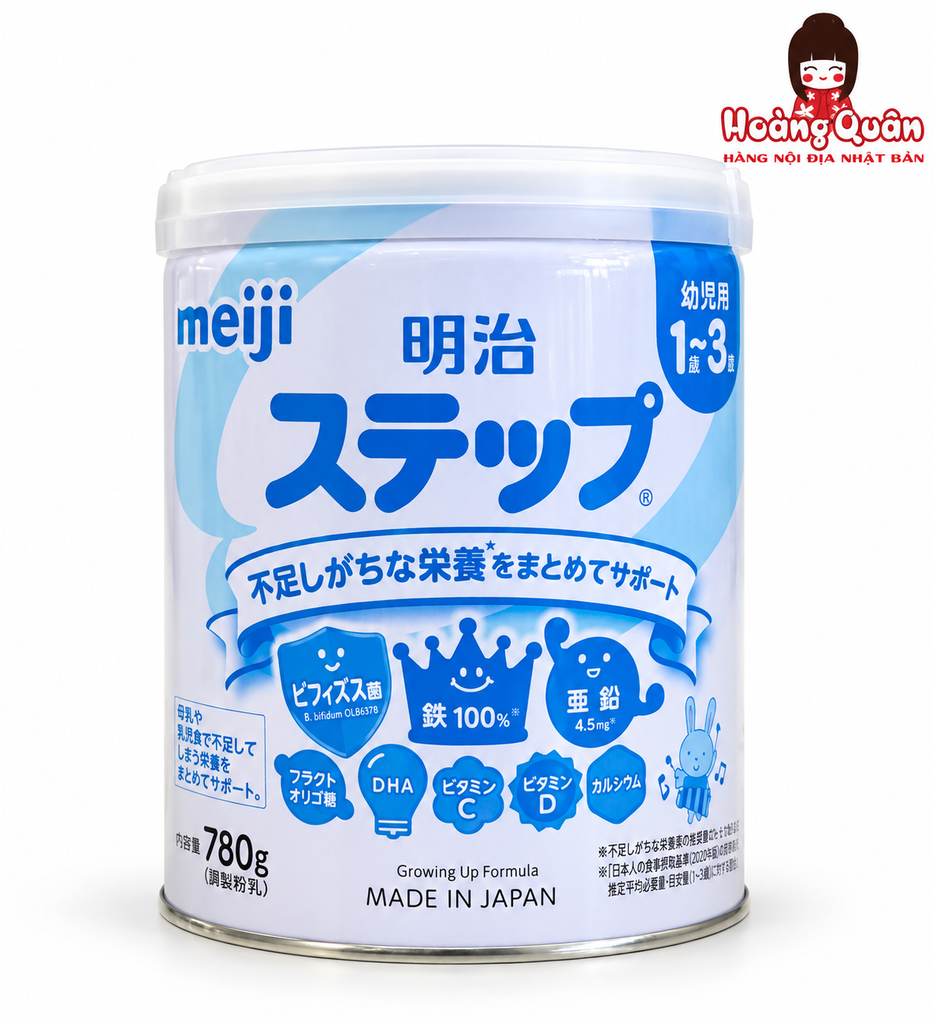 Sữa Meiji 1-3 (Cho Trẻ Trên 1 Tuổi) 780g