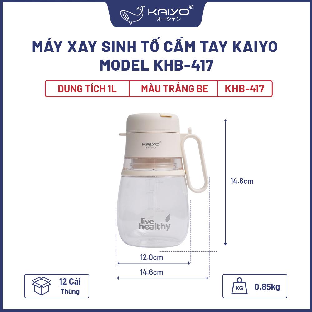 Máy Xay Sinh Tố Cầm Tay Kaiyo KHB-417 1000mL