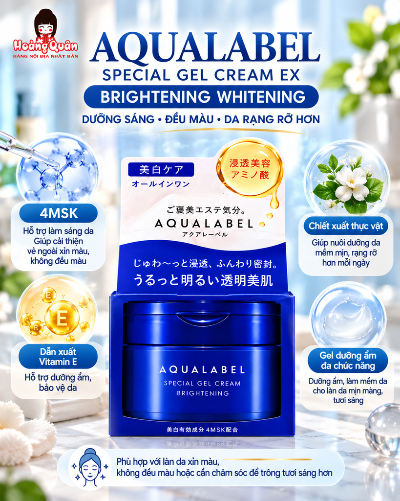 Kem Dưỡng Aqualabel 5IN1 90g