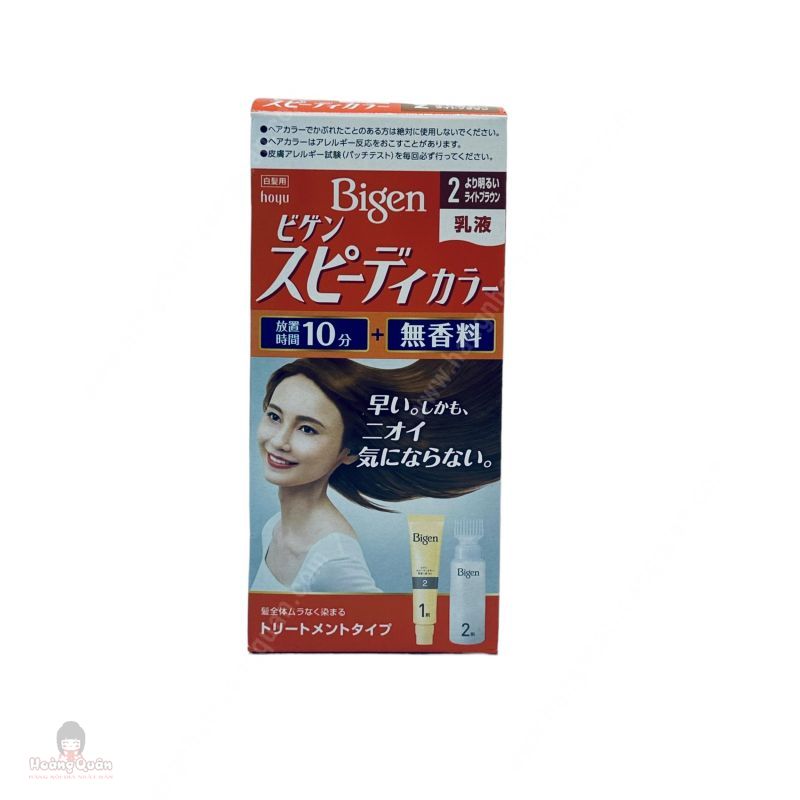 Thuốc Nhuộm Tóc Phủ Bạc Bigen Cam Cho Nữ