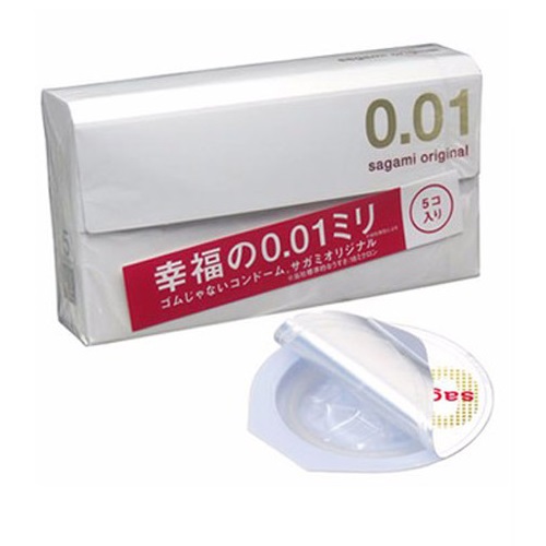 Bao Cao Su Sagami 0.01mm (Set 5 Cái)