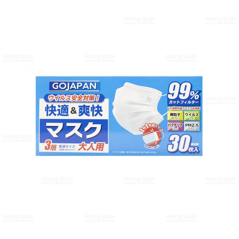 Khẩu Trang Y Tế Xuất Nhật Gojapan 30 Cái