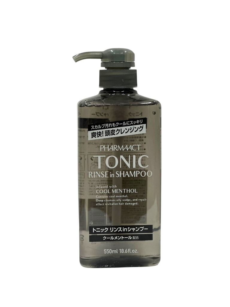 Dầu Gội Xả Trị Gàu Dành Cho Nam Tonic Pharmaact Bạc Hà 550ml