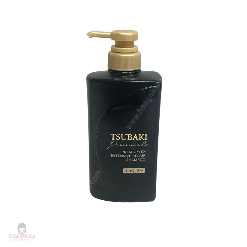 Dầu Gội Tsubaki Phục Hồi Hư Tổn Nặng & Giảm Gãy Rụng 490ml (Đen)