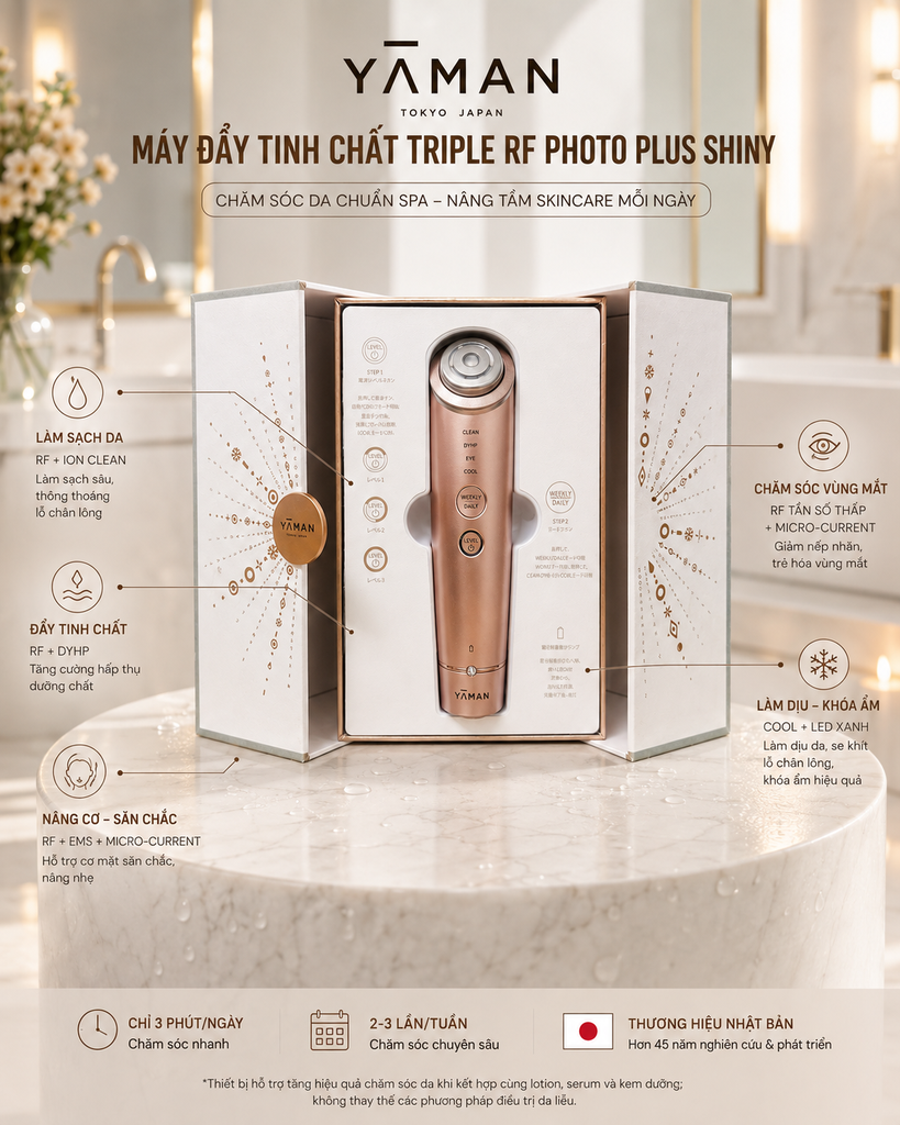 Máy Massage Mặt Yaman Shiny M18