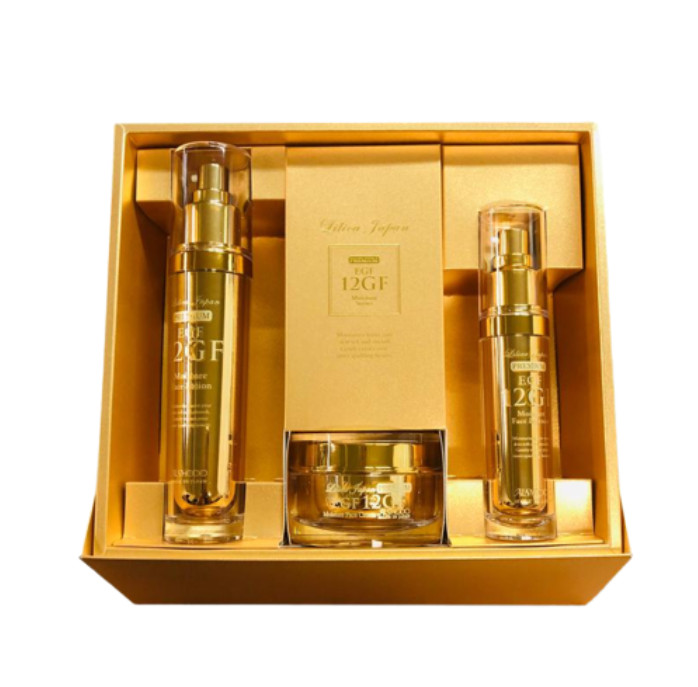 Set Dưỡng Da Tế Bào Gốc Trẻ Hóa Da 12GF Aishodo 3 Món