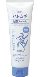 Sữa Rửa Mặt Hatomugi Ý Dĩ Hỗ Trợ Dưỡng Ẩm, Sáng Da 170g - Không Mùi