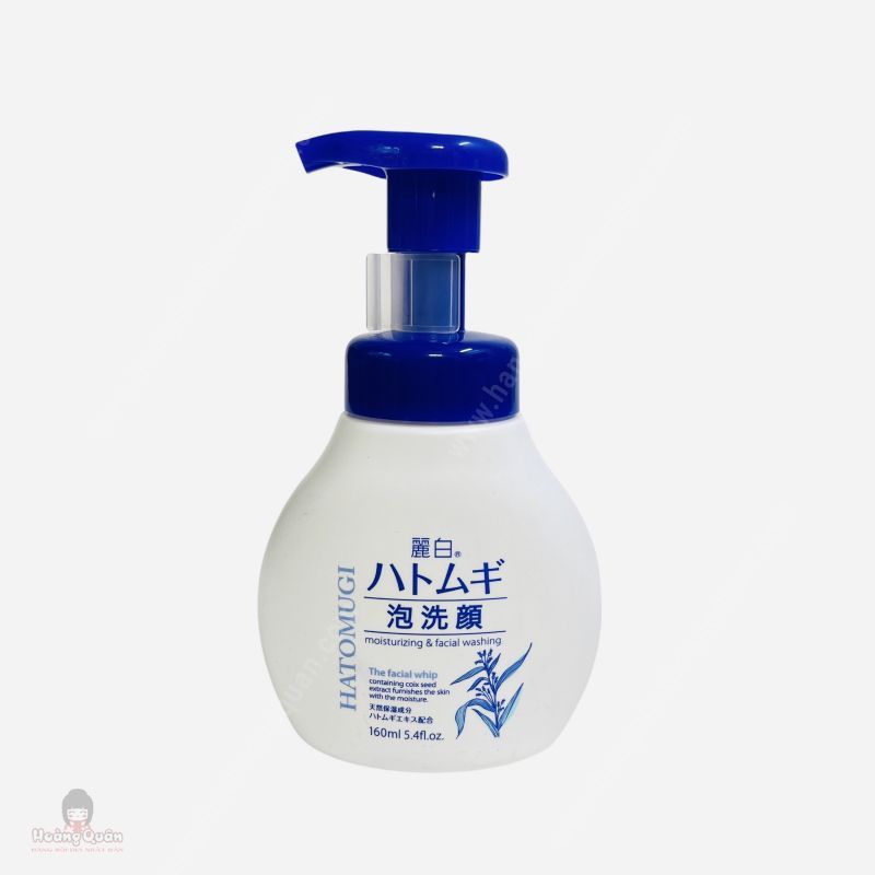 Sữa Rửa Mặt Tạo Bọt Reihaku Hatomugi The Facial Whip 160ml