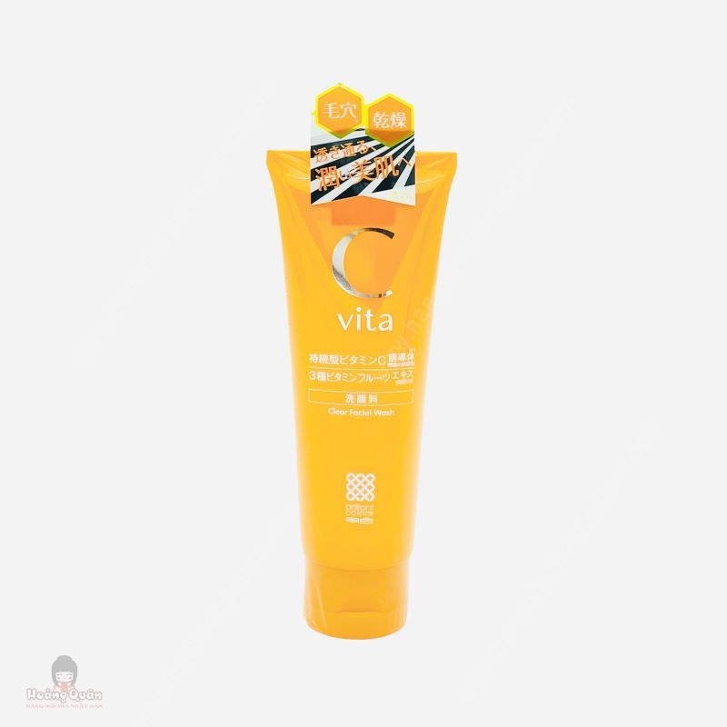 Sữa Rửa Mặt Sáng Da Meishoku C Vita Clear Facial Wash 100g