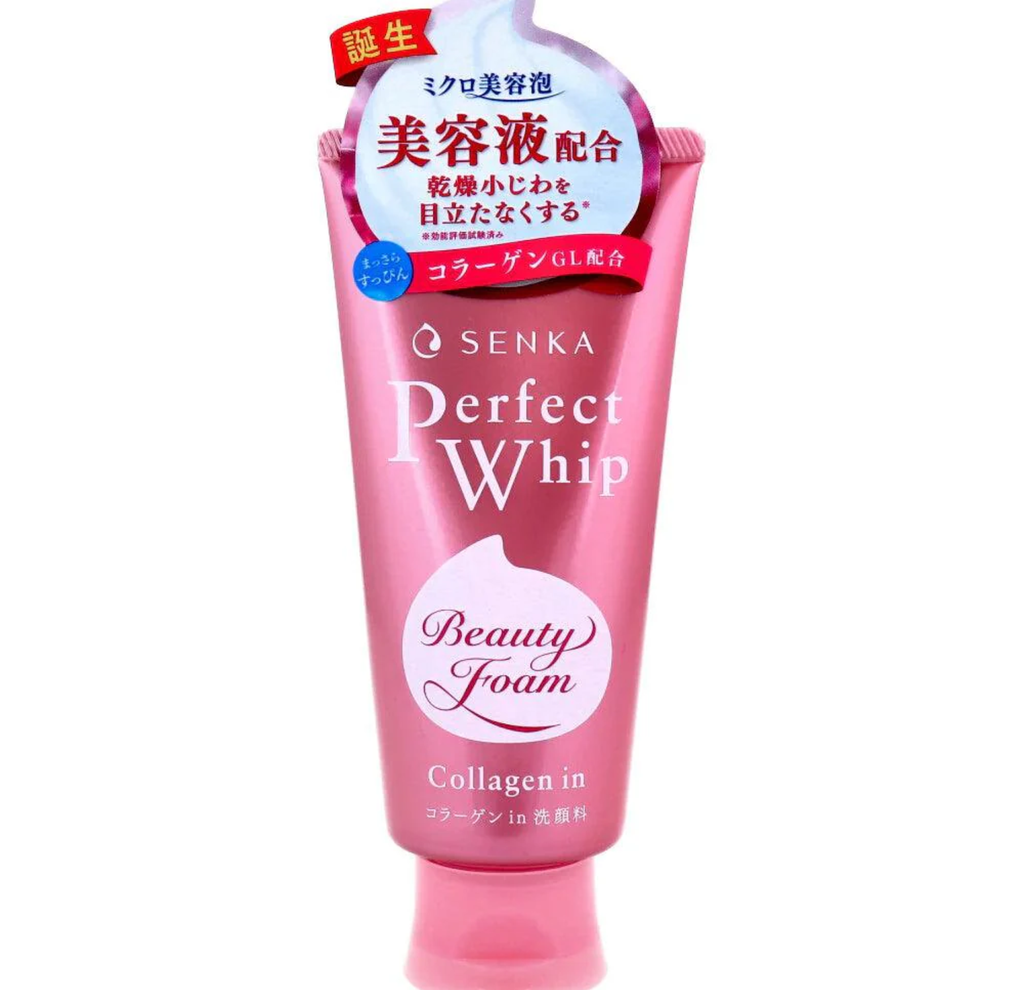 Sữa Rửa Mặt Senka Tạo Bọt Bổ Sung Collagen Ngăn Ngừa Lão Hóa 120g(NĐ)
