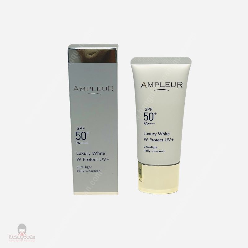 Kem Chống Nắng Ampleur Luxury White W Protect UV+ SPF50+ PA++++ 30g