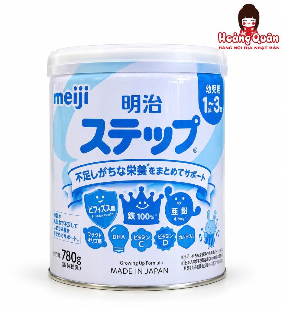 Sữa Meiji 1-3 (Cho Trẻ Trên 1 Tuổi) 780g