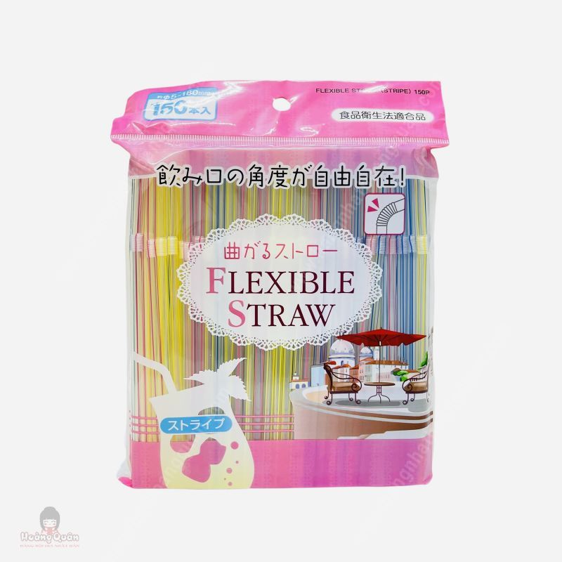 Ống Hút Flexible Straw (Set 150)