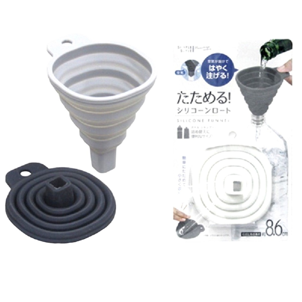 Phễu Silicone Gấp Gọn JP (7.7x 9.2x 8.6cm)