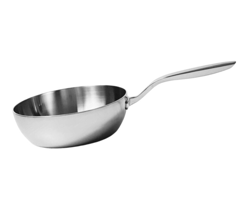 Chảo Đúc Inox 3 Lớp Sâu Lòng Tri-Ply Kaiyo 20cm