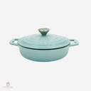 Clear Mẫu - Nồi Chảo Gang Đa Năng Oceno Xanh Mint 22cm