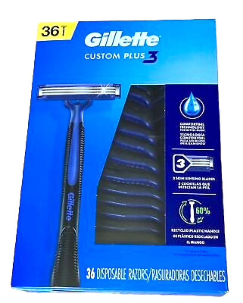 Dao Cạo Gillette Custom Plus 3 Cho Nam (Cây Lẻ)