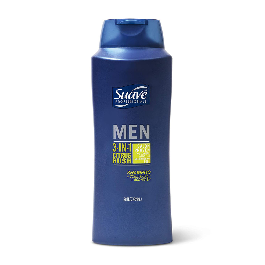 Dầu Gội Tắm Suave Men 3in1 828ml