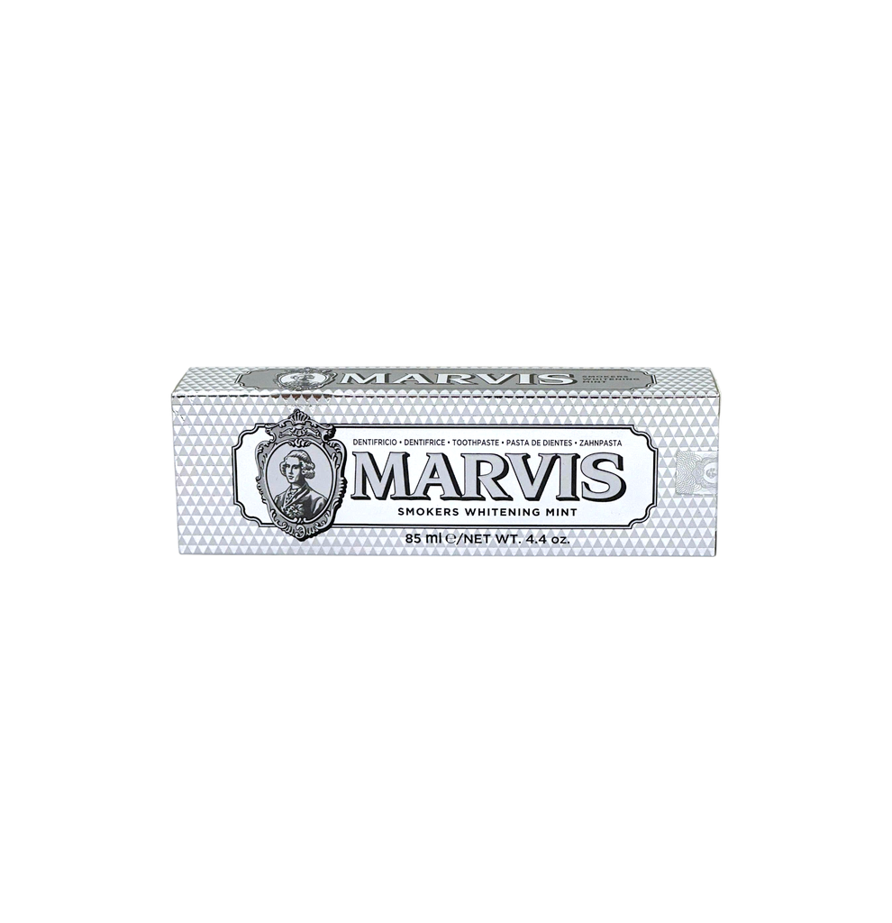 Kem Đánh Răng Marvis Whitening Mint Hương Bạc Hà Giúp Trắng Răng Thơm Miệng 85ml