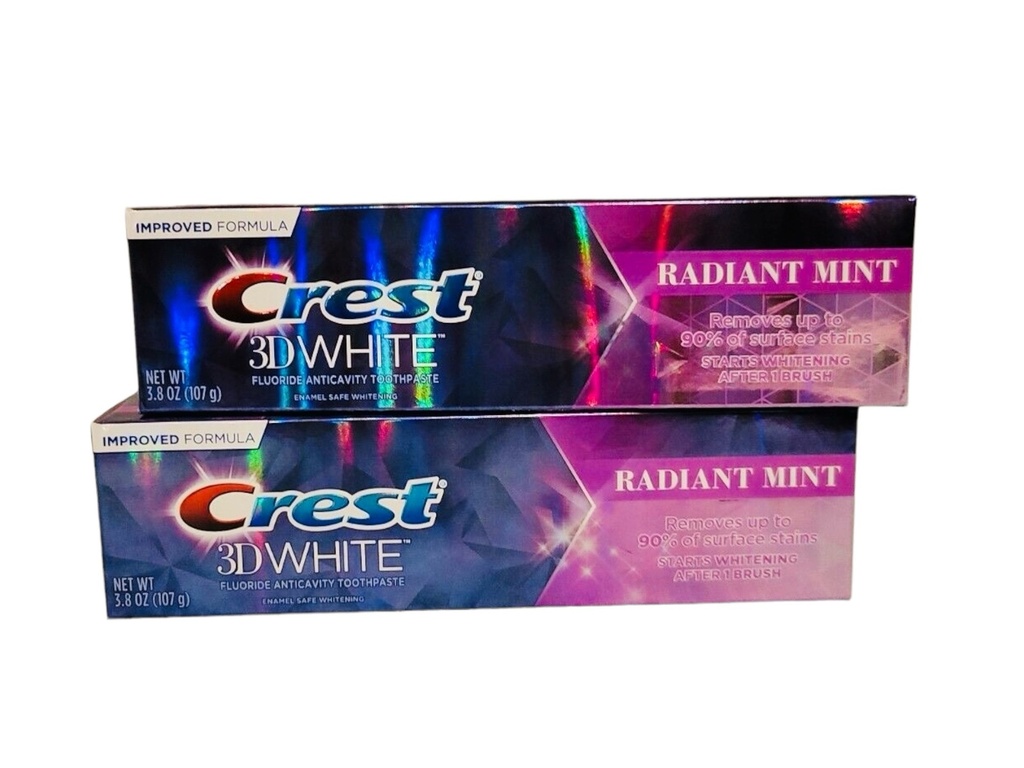 Kem Đánh Răng Crest 3D White Trắng Răng Vượt Trội 107g