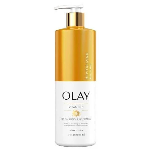 Lotion Dưỡng Thể Trắng Da Mờ Thâm OLAY Revitalizing & Hydrating Body Lotion with Vitamin C + B3 502m