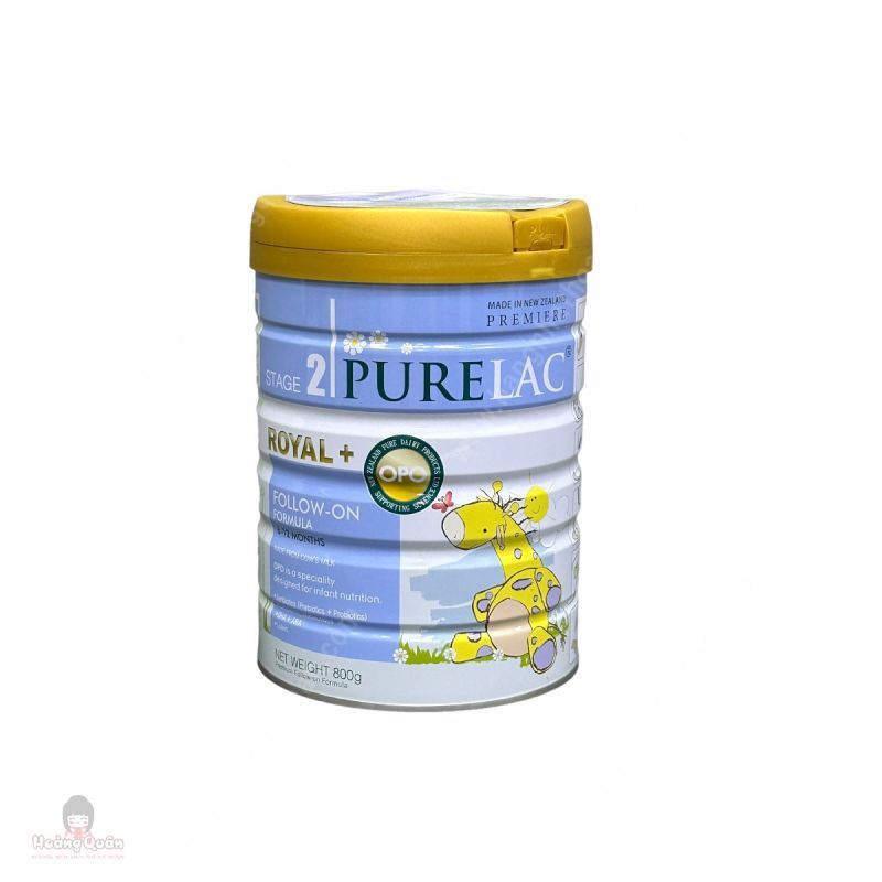 Sữa Dinh Dưỡng PureLac Royal Plus Stage 2 Cho Bé Từ 6-12 Tháng 800G