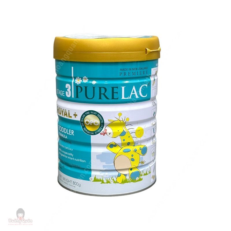 Sữa Dinh Dưỡng PureLac Royal Plus Stage 3 Cho Bé Từ 12-36 Tháng 800G