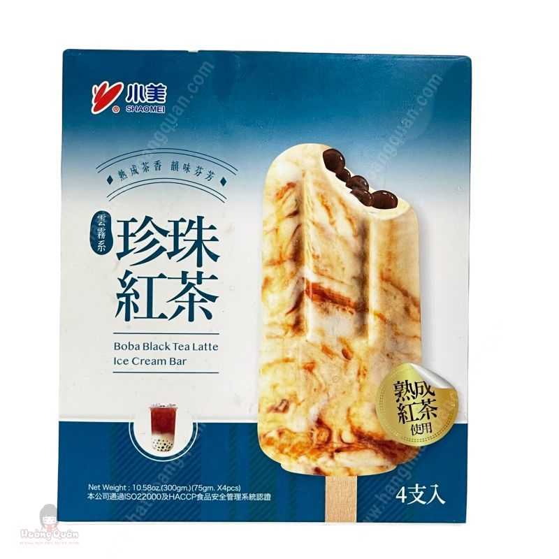 Kem Trà Đen Trân Châu BoBa