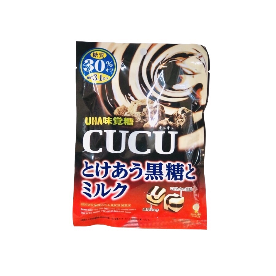 Kẹo Sữa UHA Cucu Vị Đường Nâu 80g