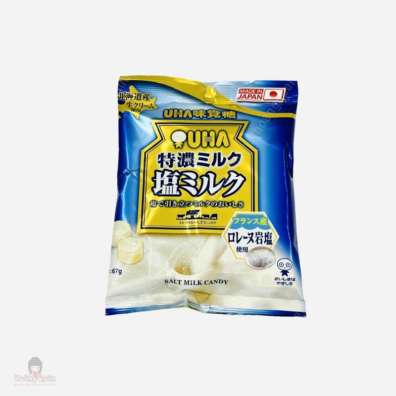 Kẹo UHA Sữa Muối Tokuno 67g