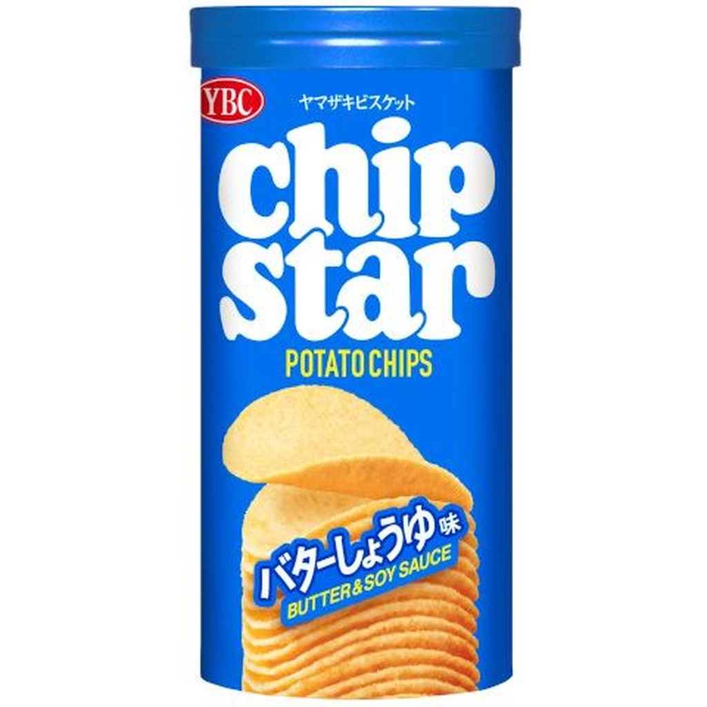 Snack Khoai Tây YBC Chip Star Vị Bơ 45gr