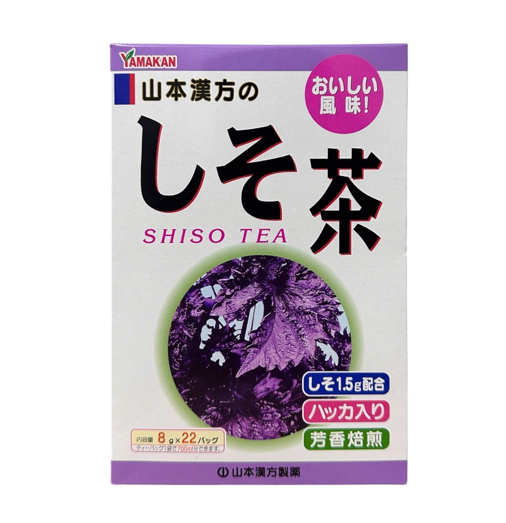 Trà Tía Tô Yamakan Shiso Tea (8g x 22 gói)