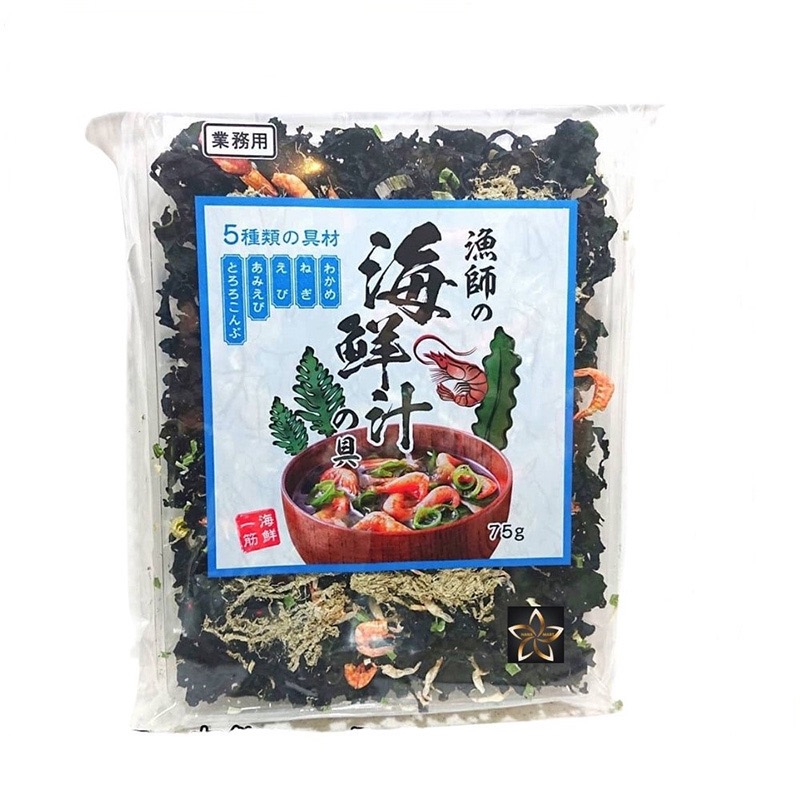 Rong Biển Wakame Hải Sản Khô 75g