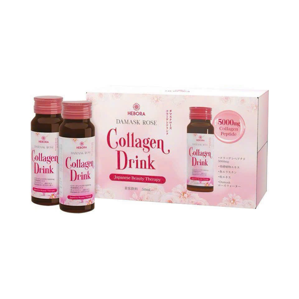 Nước Uống Hebora Collagen Drink Damask Rose (10x50ml)